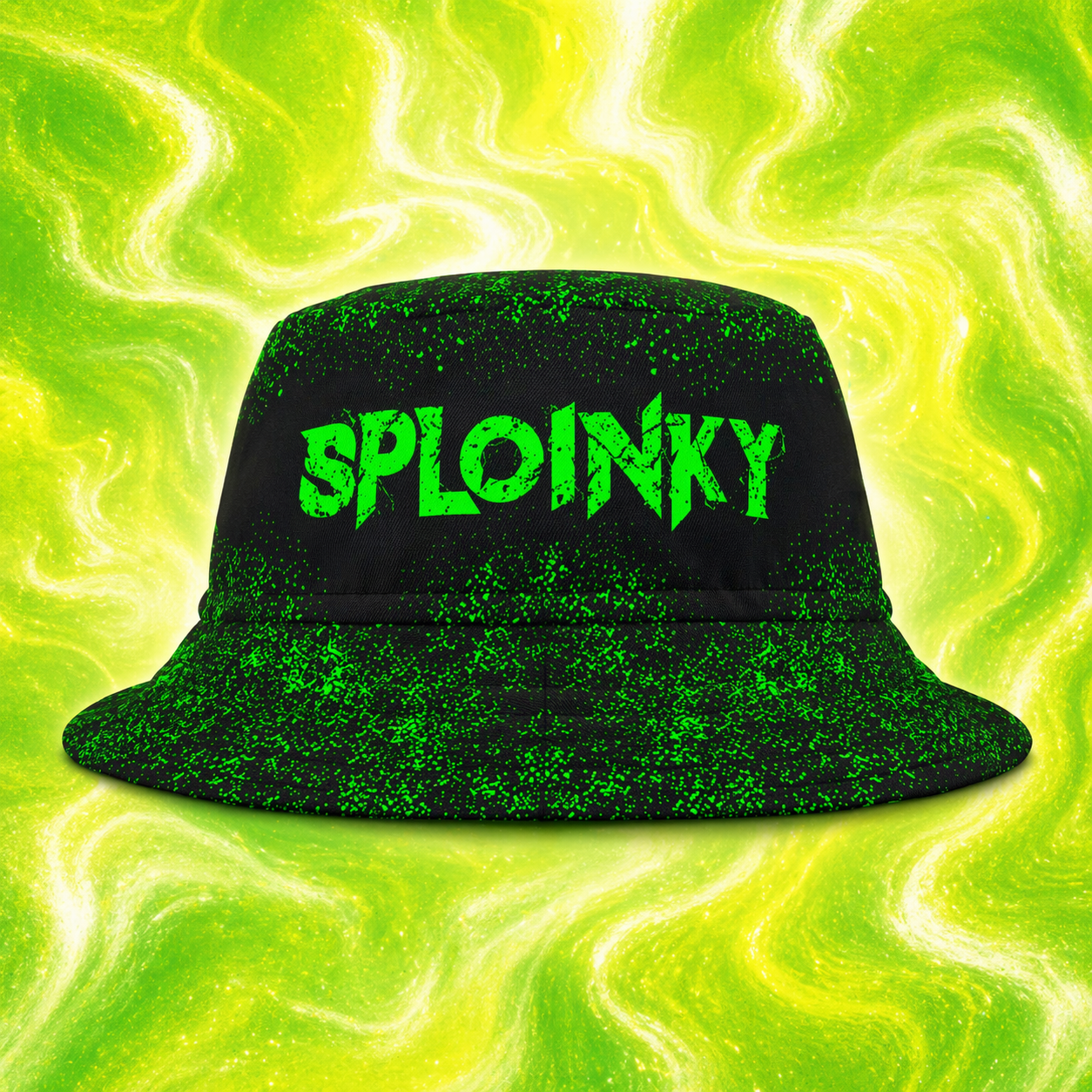 Sploinky Bucket Hat: Green Glow
